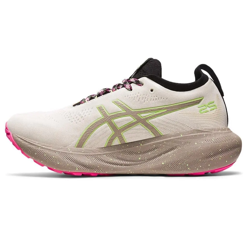 Asics shoes - ASICS Wmns Gel Nimbus 25 - 1012B581-200 - Nature Bathing/Lime Green 0