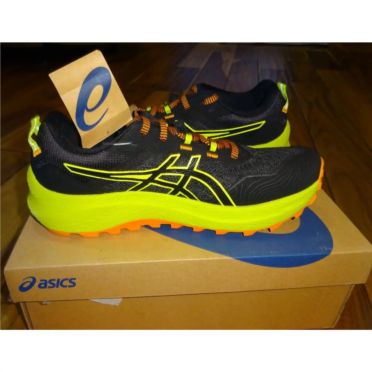 Asics shoes - 1011B605-002 - 1011B605 - Black/Neon Lime 1