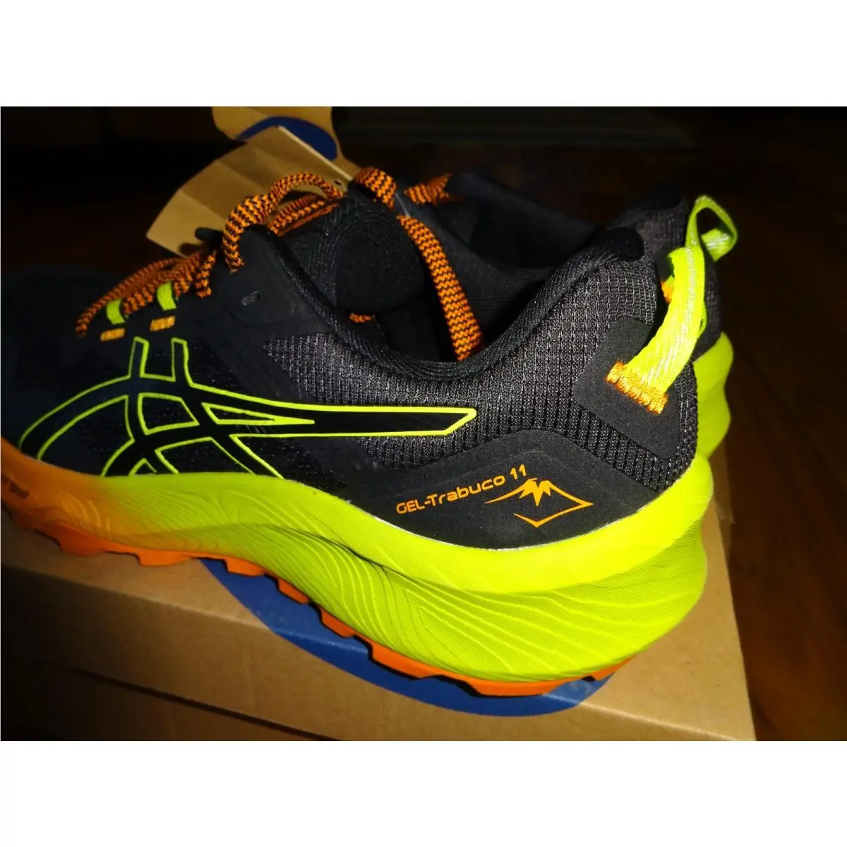 Asics shoes - 1011B605-002 - 1011B605 - Black/Neon Lime 2