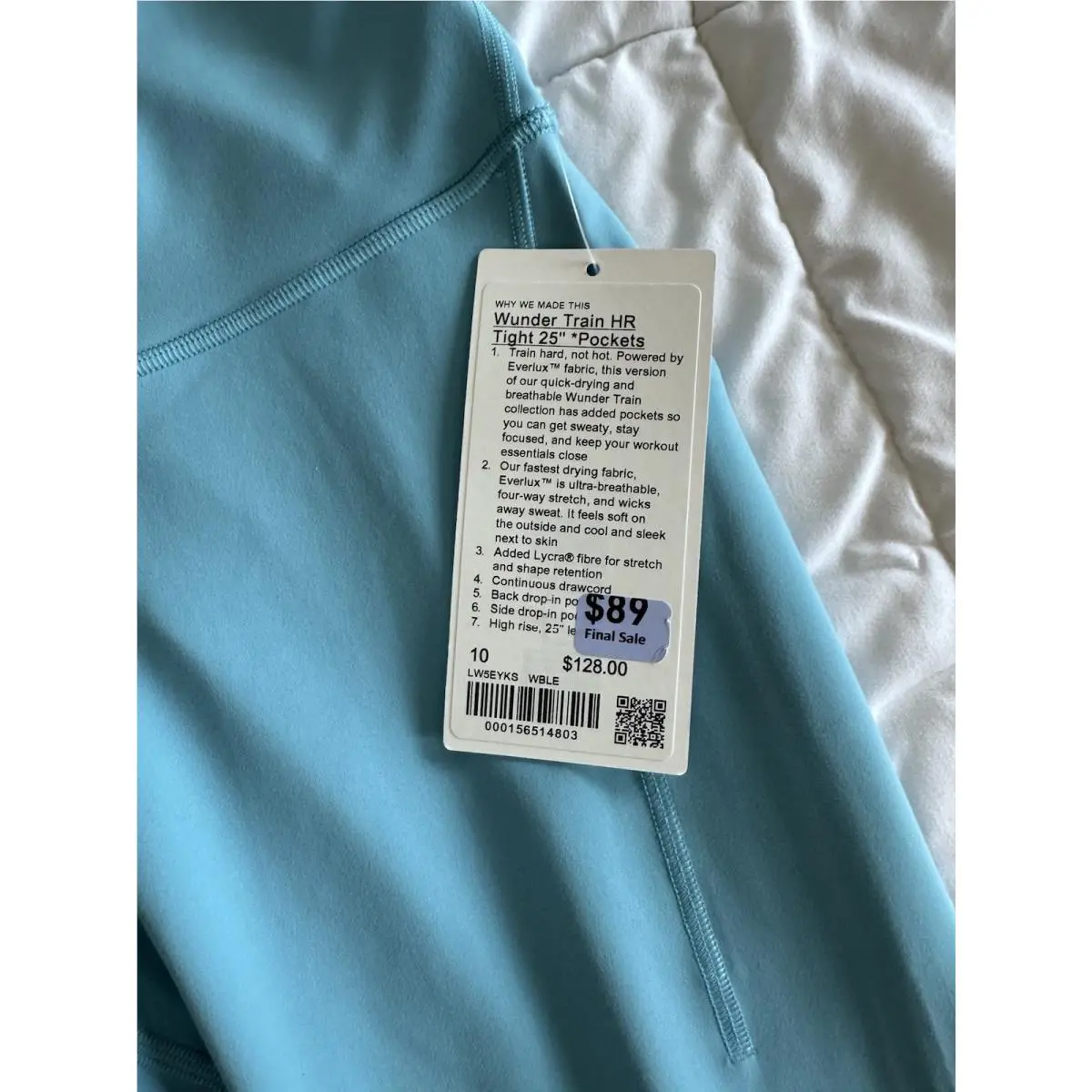 Lululemon clothing - Blue 1