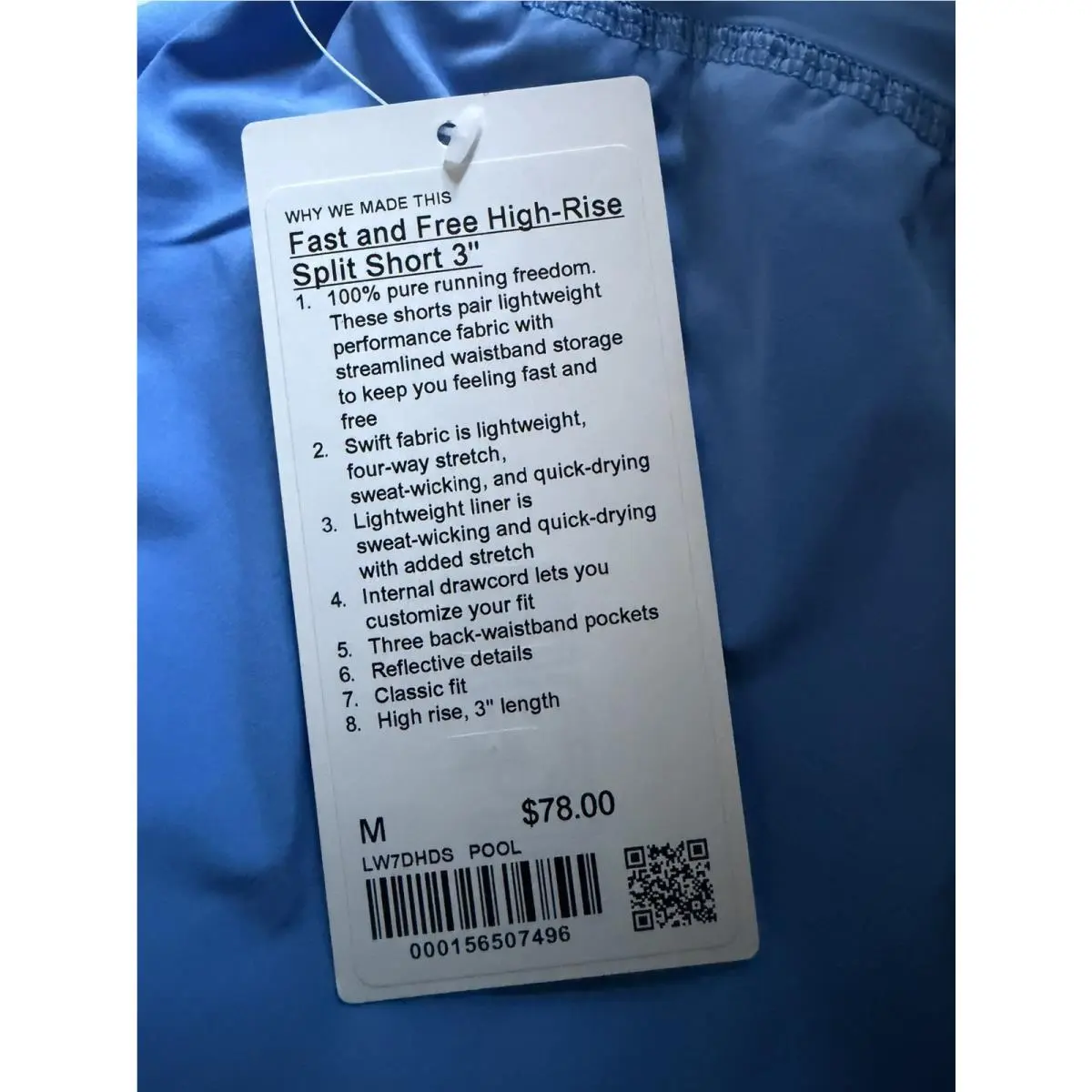 Lululemon clothing - Lululemon Fast and Free - Fast and Free - Blue 0