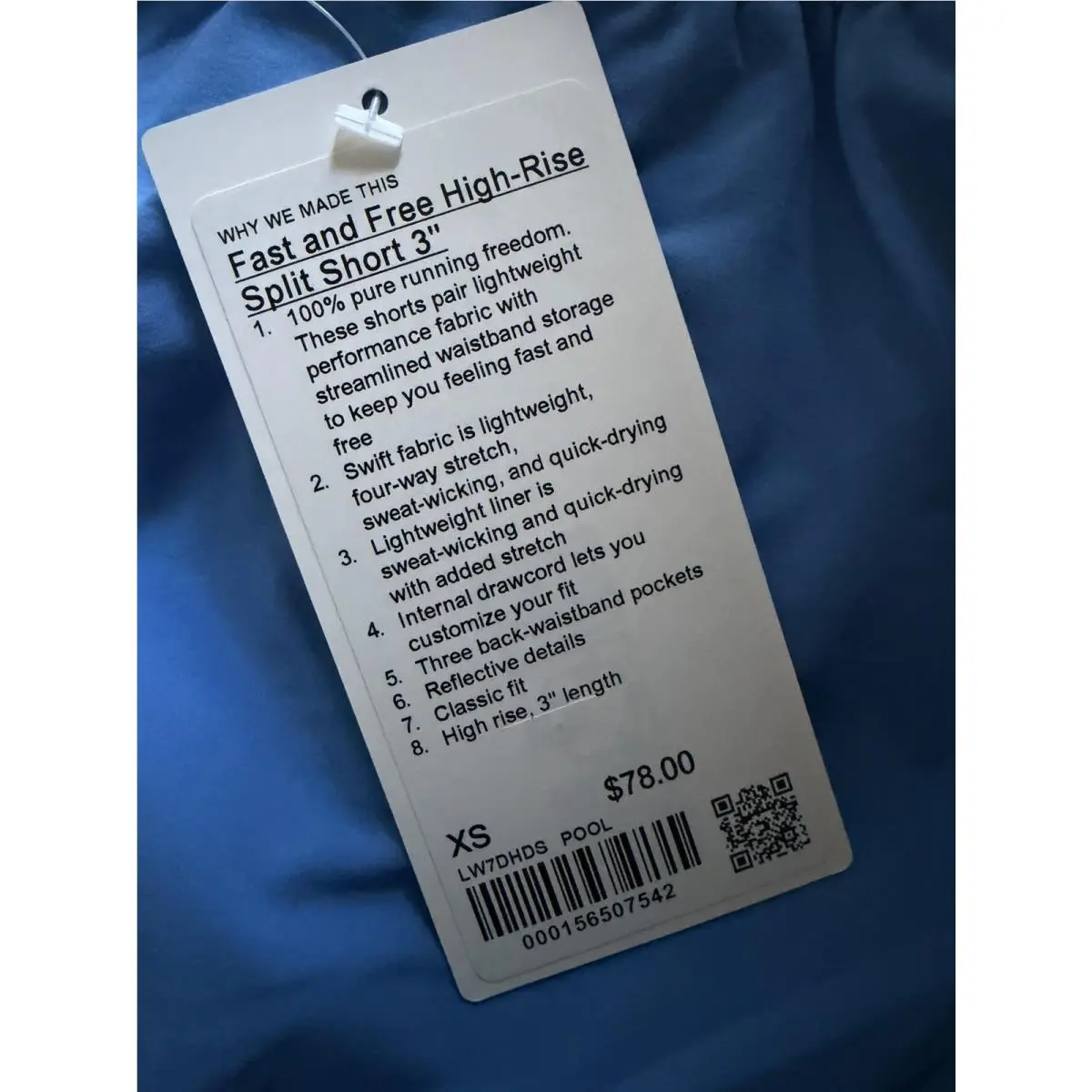 Lululemon clothing - Lululemon Fast and Free - Fast and Free - Blue 0
