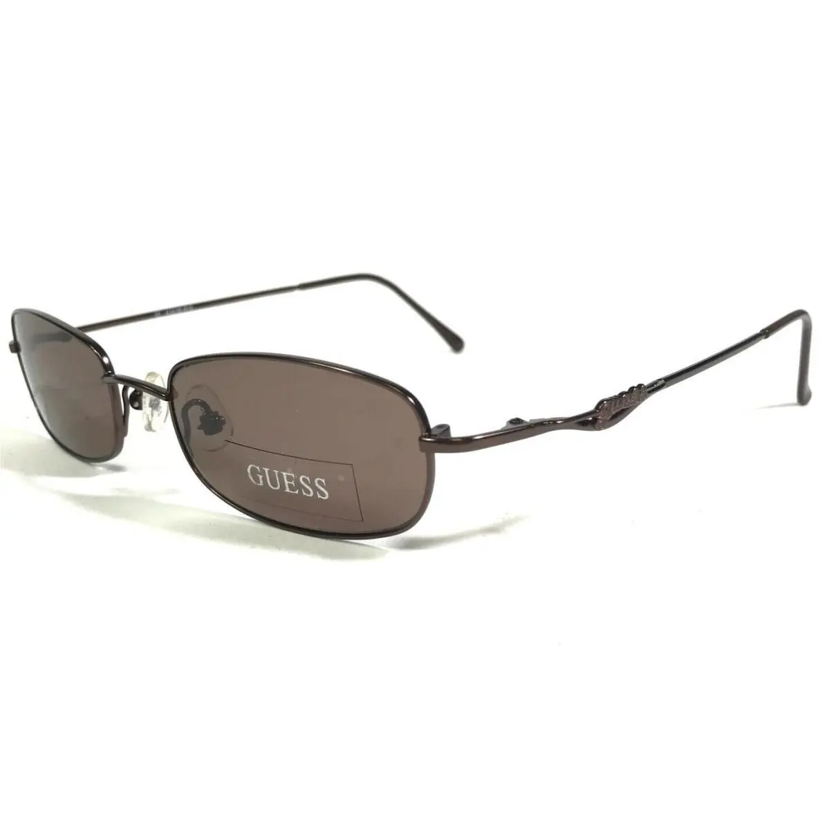 Guess Sunglasses GU6124 BRN-1 Brown Rectangular Frames with Brown Lenses