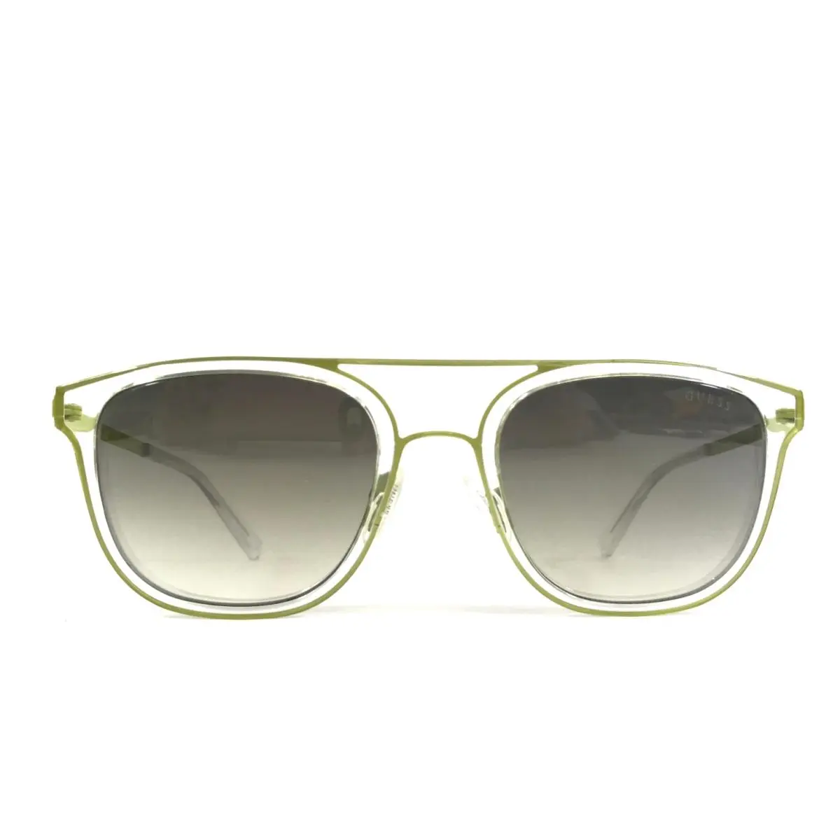 Guess Sunglasses GU6981 93Q Shiny Light Green Frames with Green Gradient Lenses