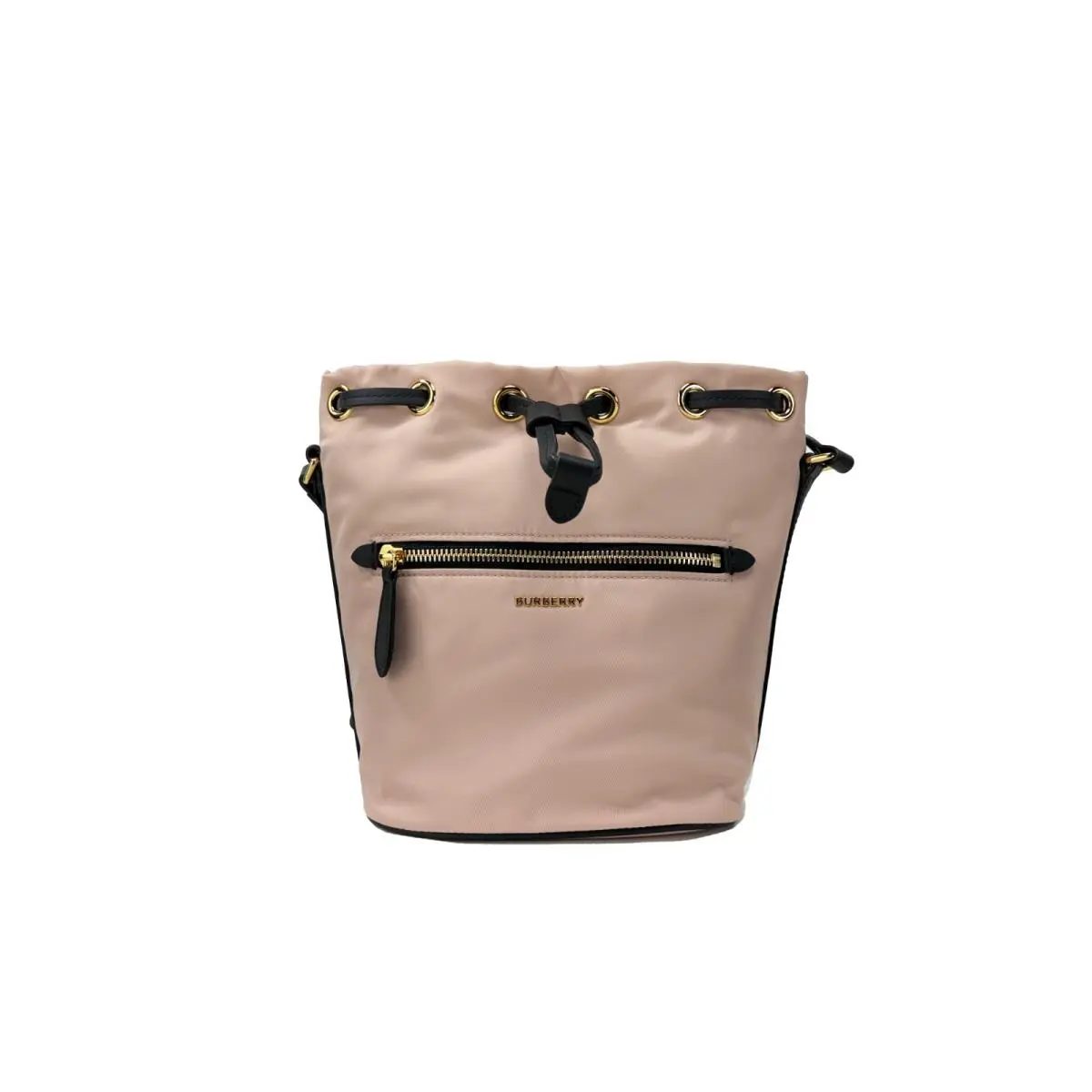 Nylon Drawstring Bucket Bag Crossbody by Burberry