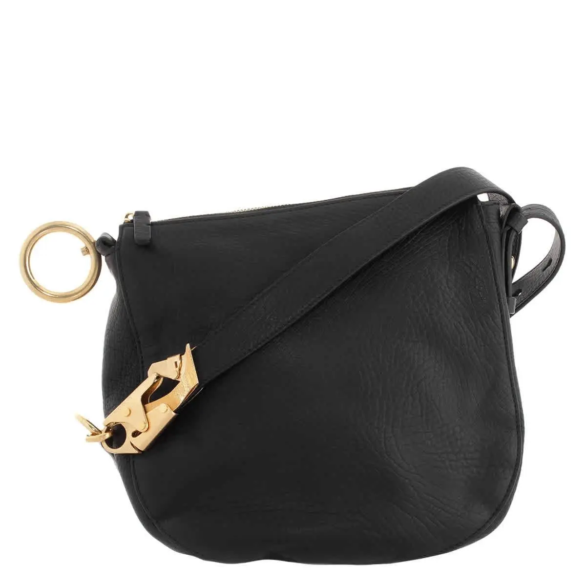 Small Knight Leather Shoulder Bag 8095943 by Burberry