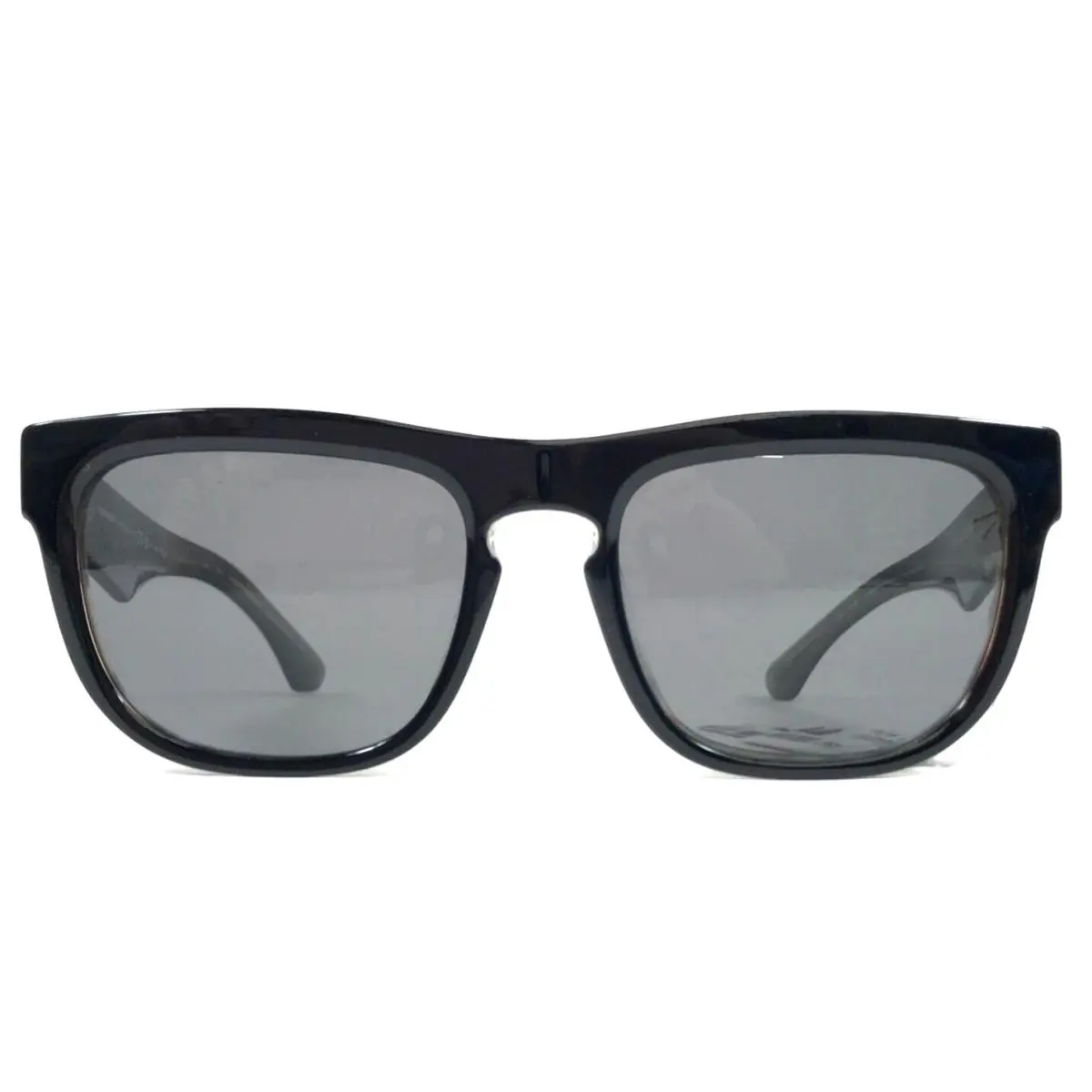 Burberry Sunglasses B4431-U 4121/81 Polished Black Frames Gray Polarized Lenses