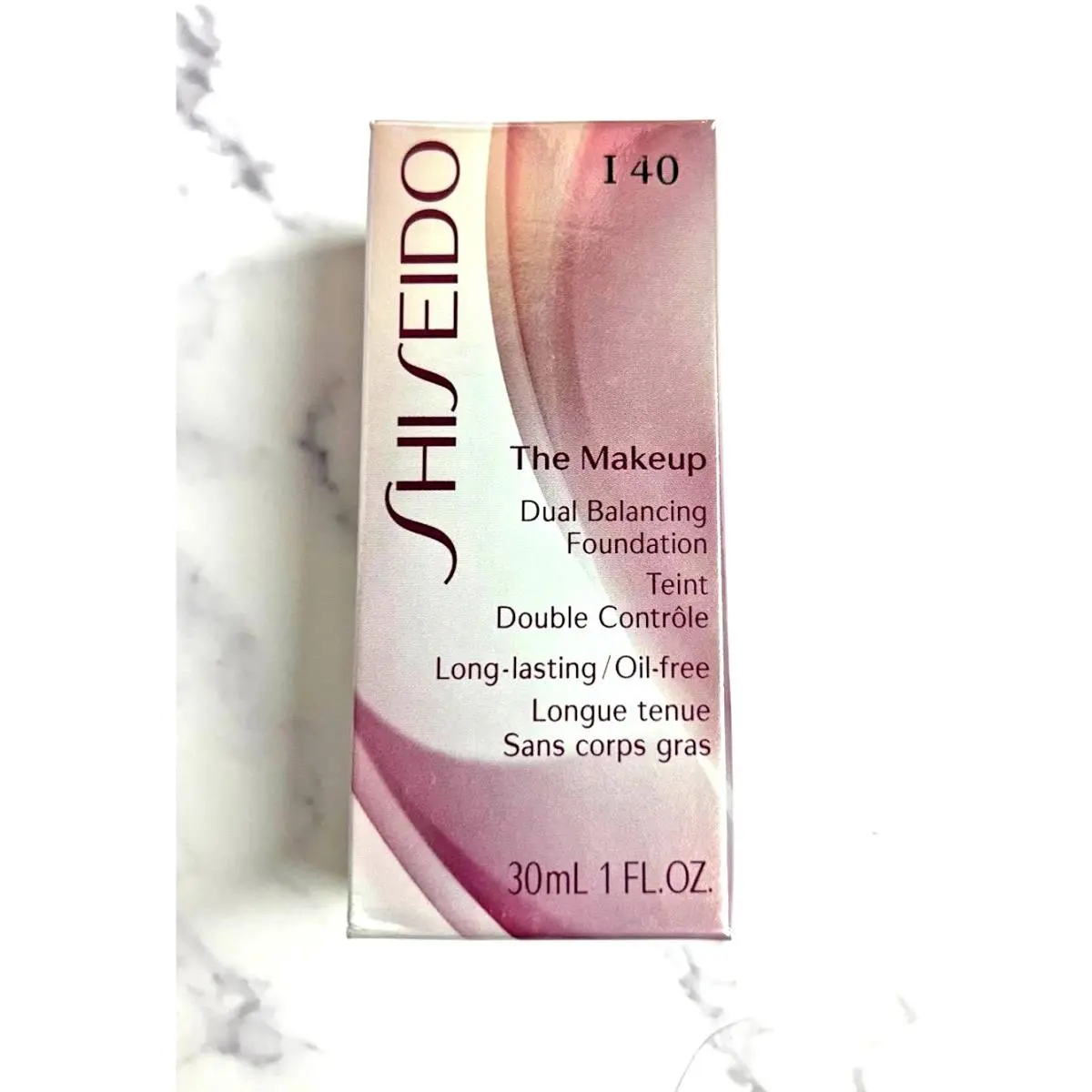 Shiseido The Makeup Dual Balancing Foundation I 40 Natural Fair Ivory 1 oz