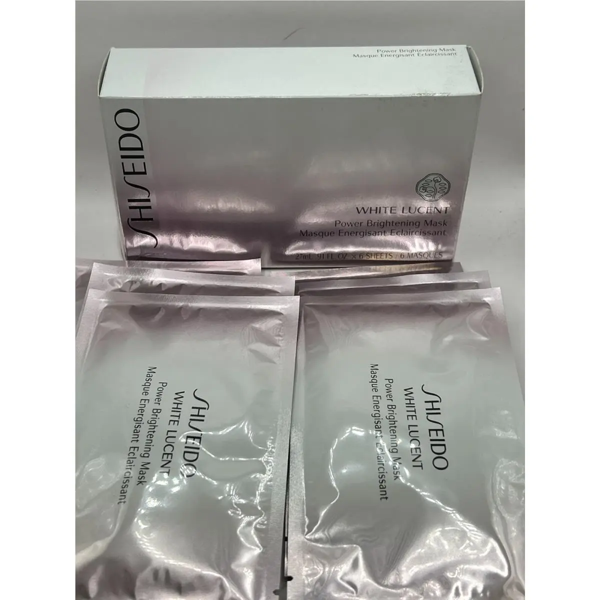 White Lucent Power Brightening Mask 27ml X 6 Sheets by Shiseido
