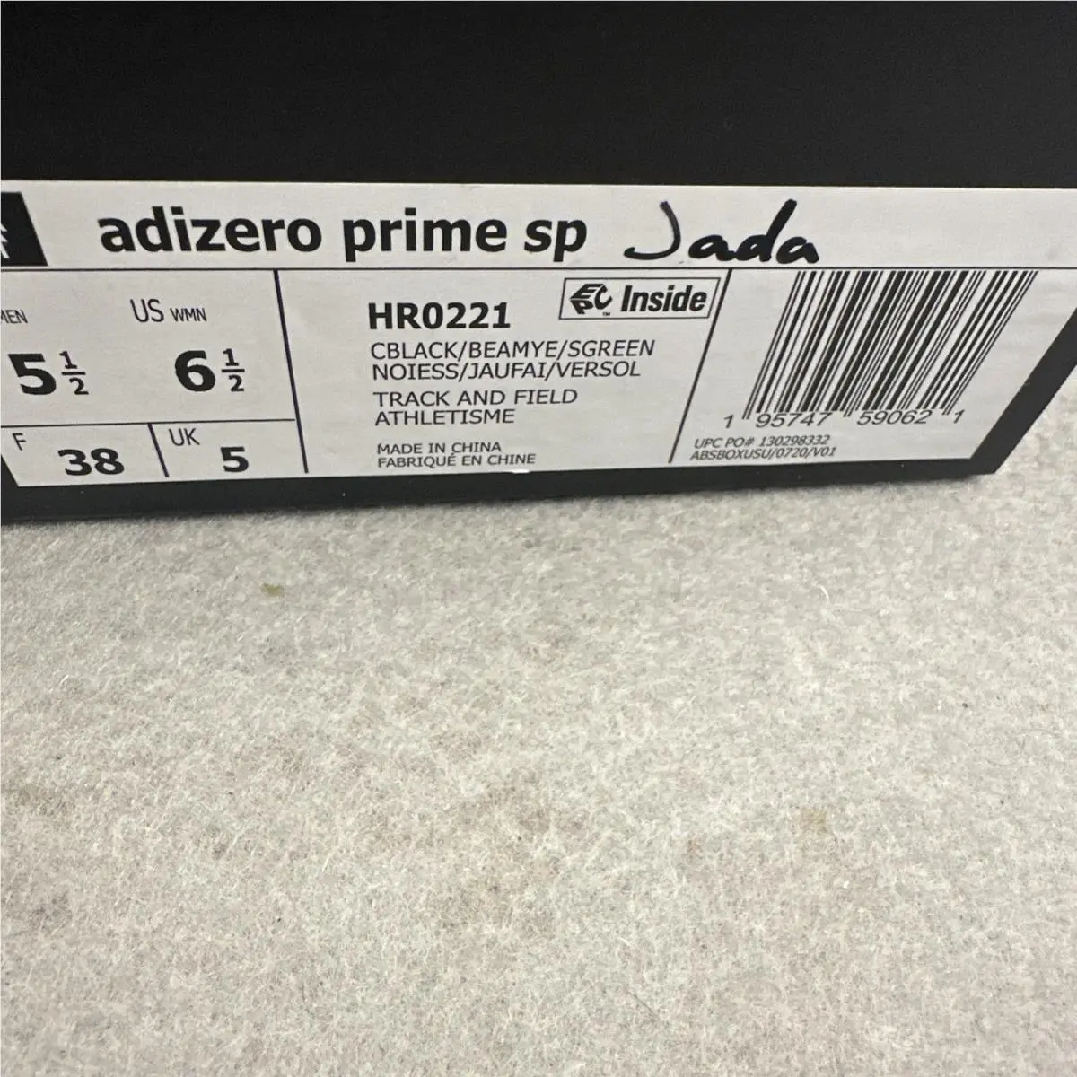Adidas shoes - adidas adizero prime - adizero prime - HRO0221 - Black 16