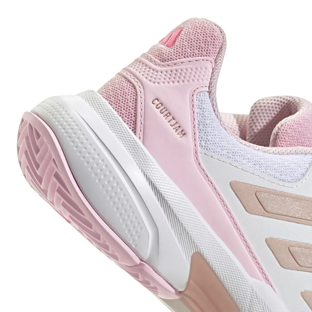 Adidas shoes - adidas Courtjam Control 3 Tennis - JP9739 - Pink, White 13