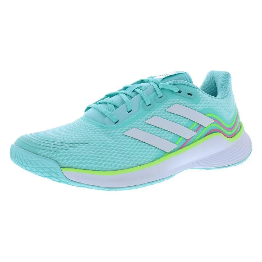 Adidas shoes - Flash Aqua/Footwear White/Lucid Lemon, Main: Green 3