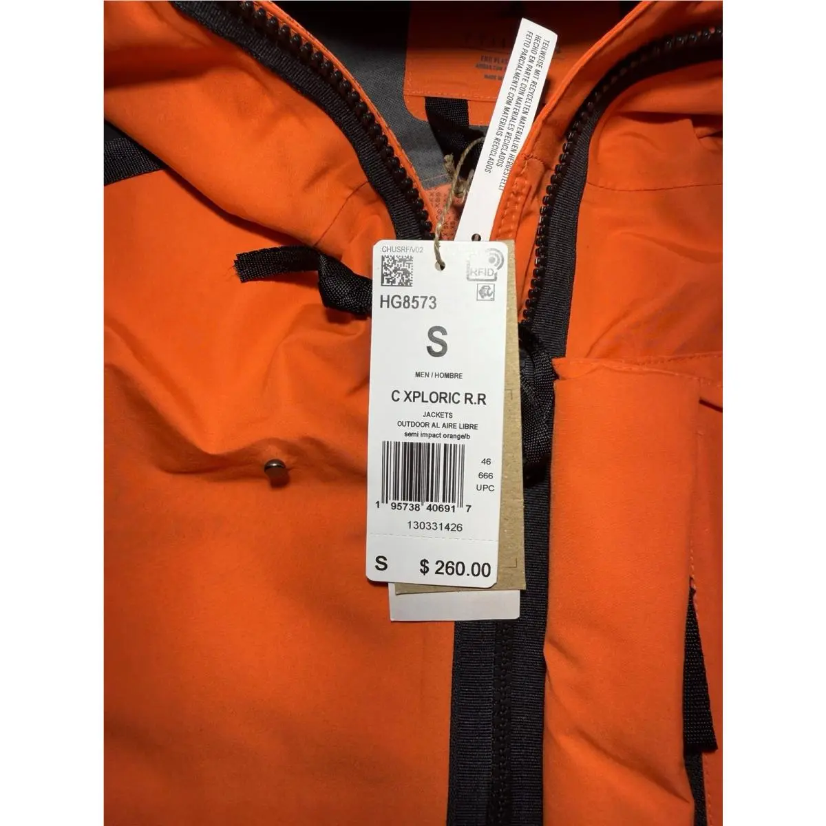 Adidas clothing - Rain.RDY City - City - HG8573 - Orange/Black 17