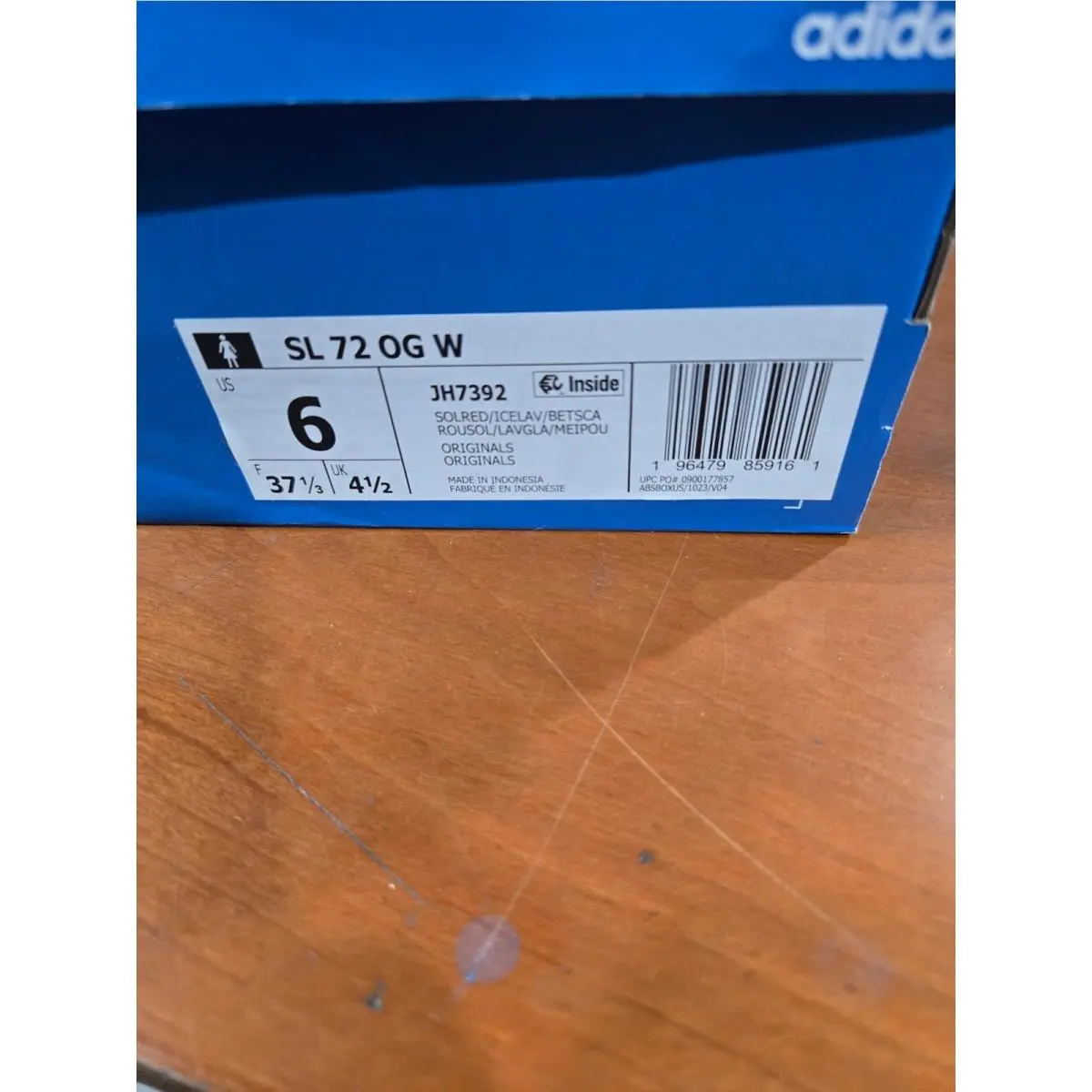 Adidas shoes - adidas SL 72 OG W - Red 2