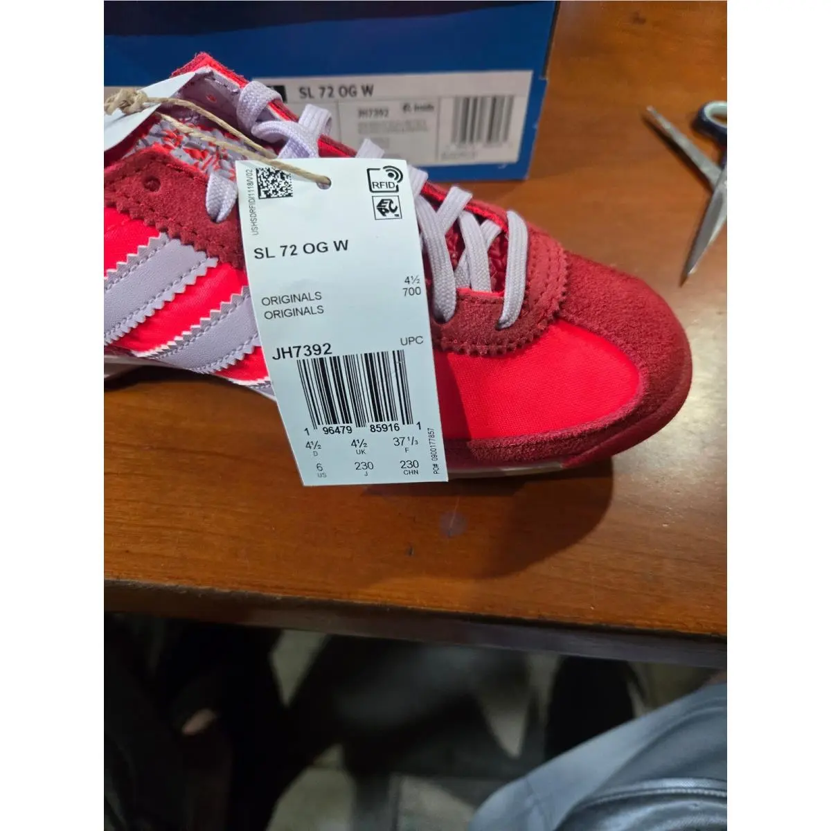Adidas shoes - adidas SL 72 OG W - Red 3