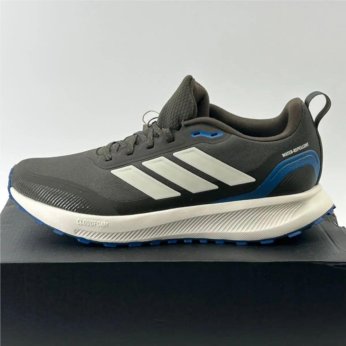 Adidas Runfalcon 5 TR Mens Size 8 Olive Green Blue JQ6958 Trail Running