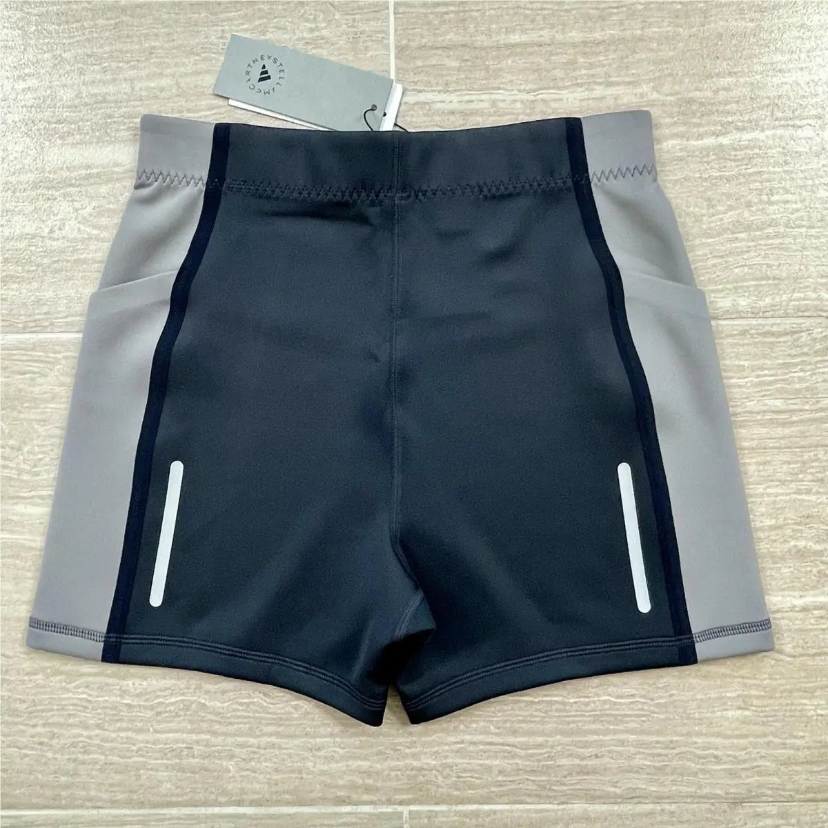 Adidas clothing - adidas By Stella McCartney Logo Shorts - JG1057 - Black 2