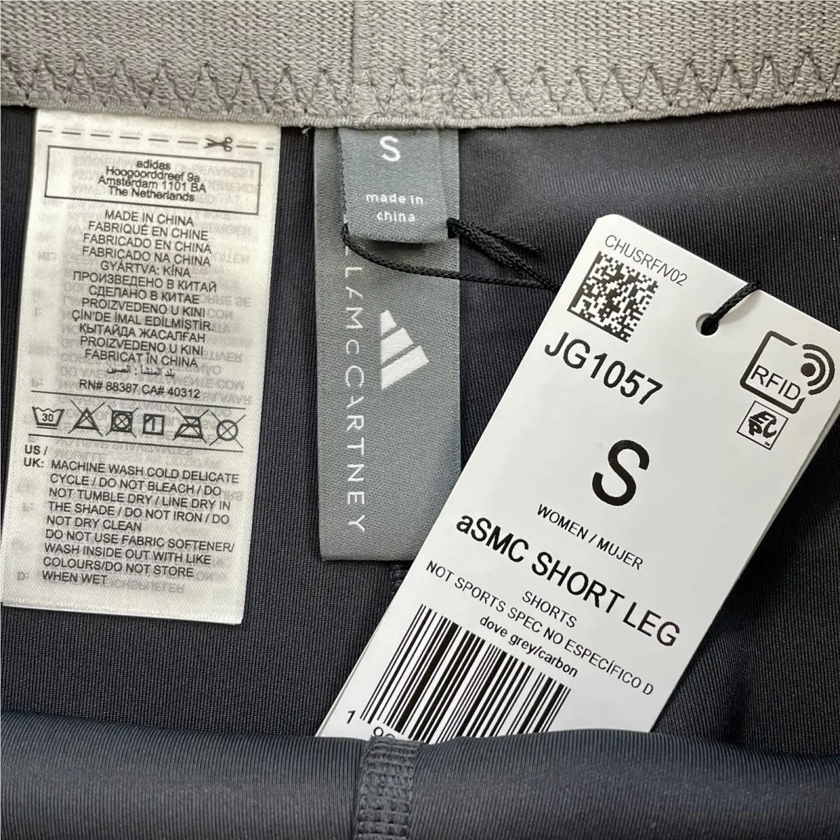 Adidas clothing - adidas By Stella McCartney Logo Shorts - JG1057 - Black 8