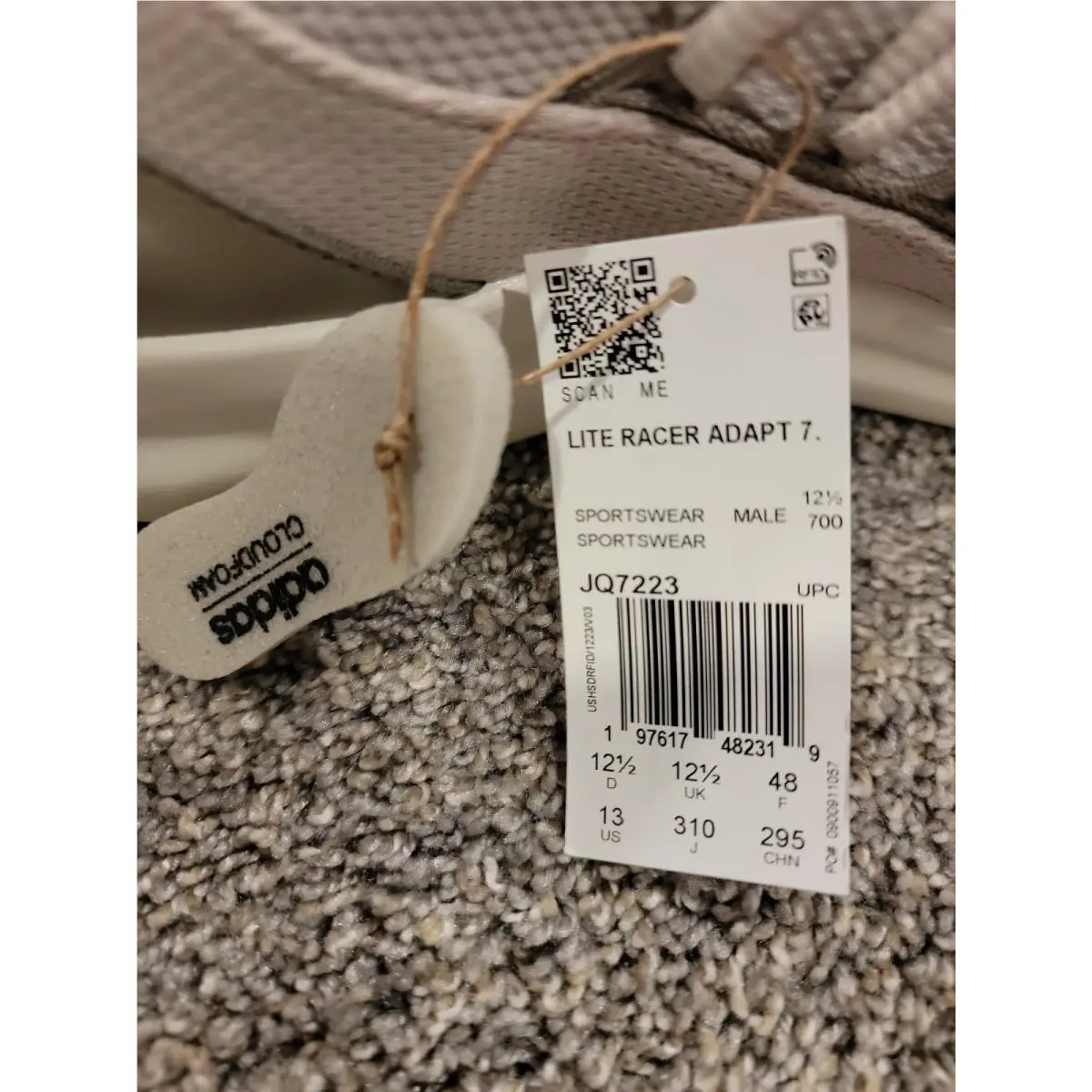 Adidas shoes - adidas Lite Racer Adapt - Lite Racer Adapt - JQ7223 - Gray 12