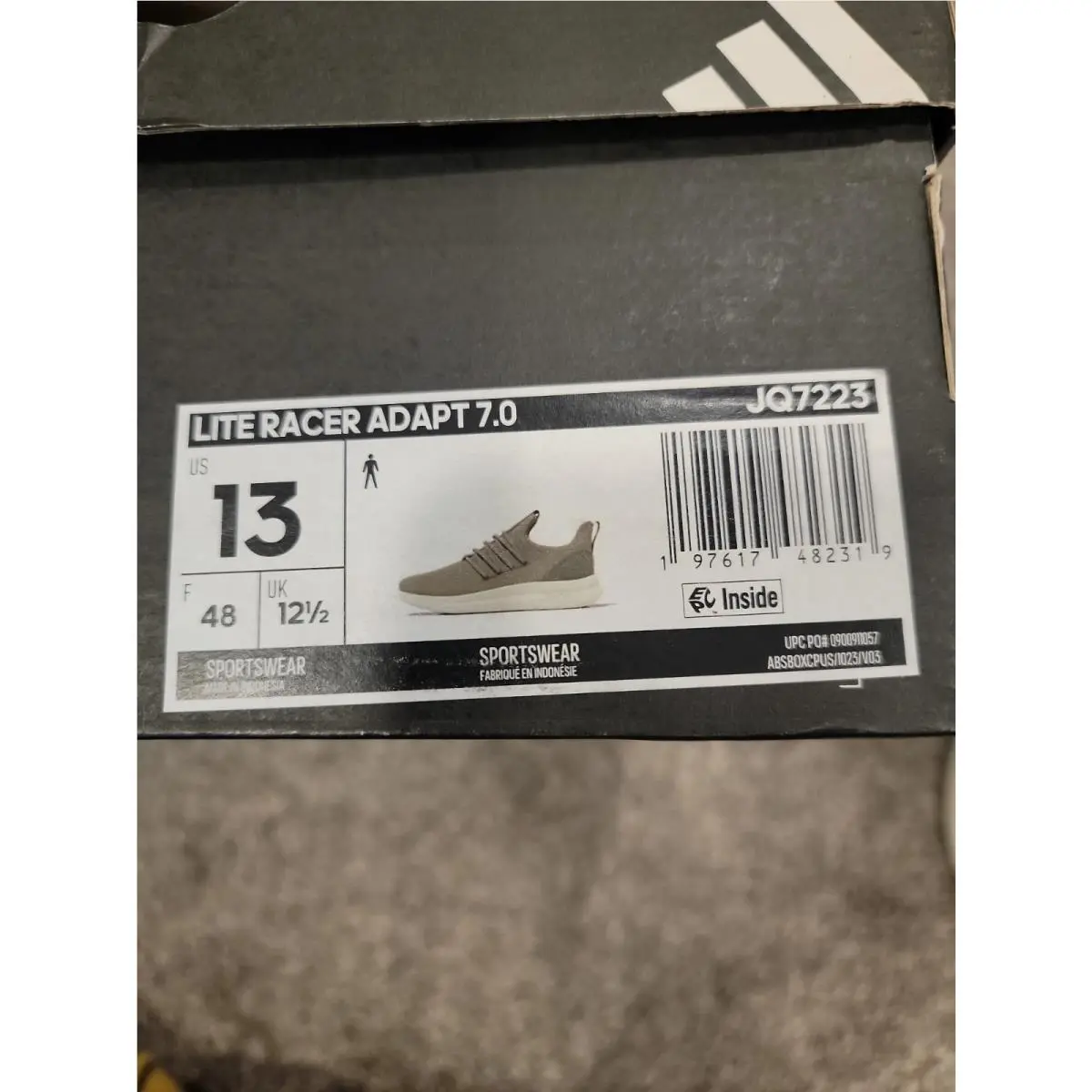 Adidas shoes - adidas Lite Racer Adapt - Lite Racer Adapt - JQ7223 - Gray 0