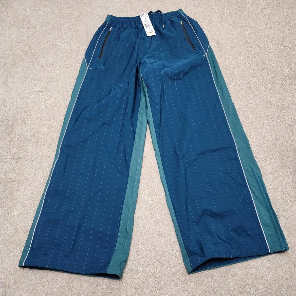 Adidas Men Small OG LA Venice Wind Pant Blue JX6184