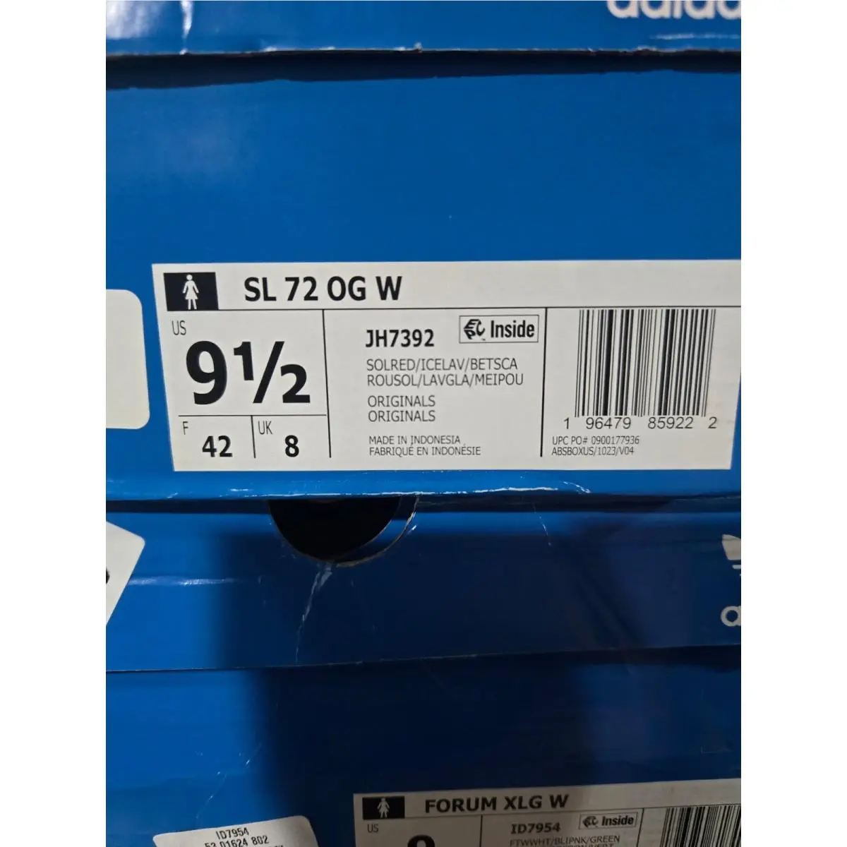 Adidas shoes - adidas SL 72 OG W - Red 3