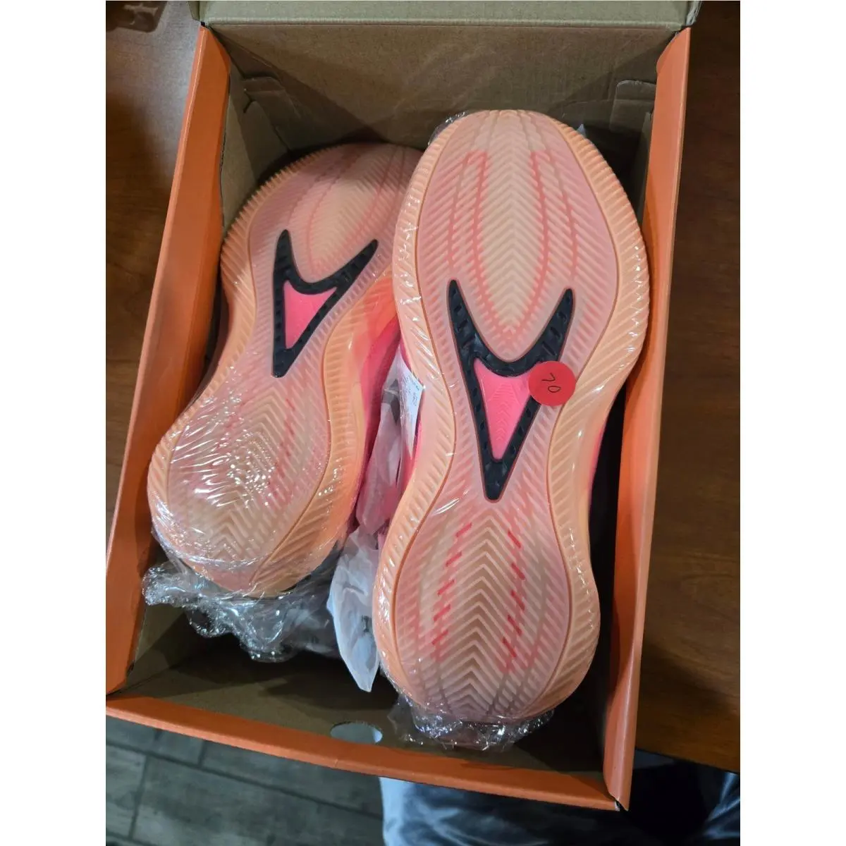 Adidas shoes - AE1 Low Coral Black Basketball Shoes JS3515 - Pink 2
