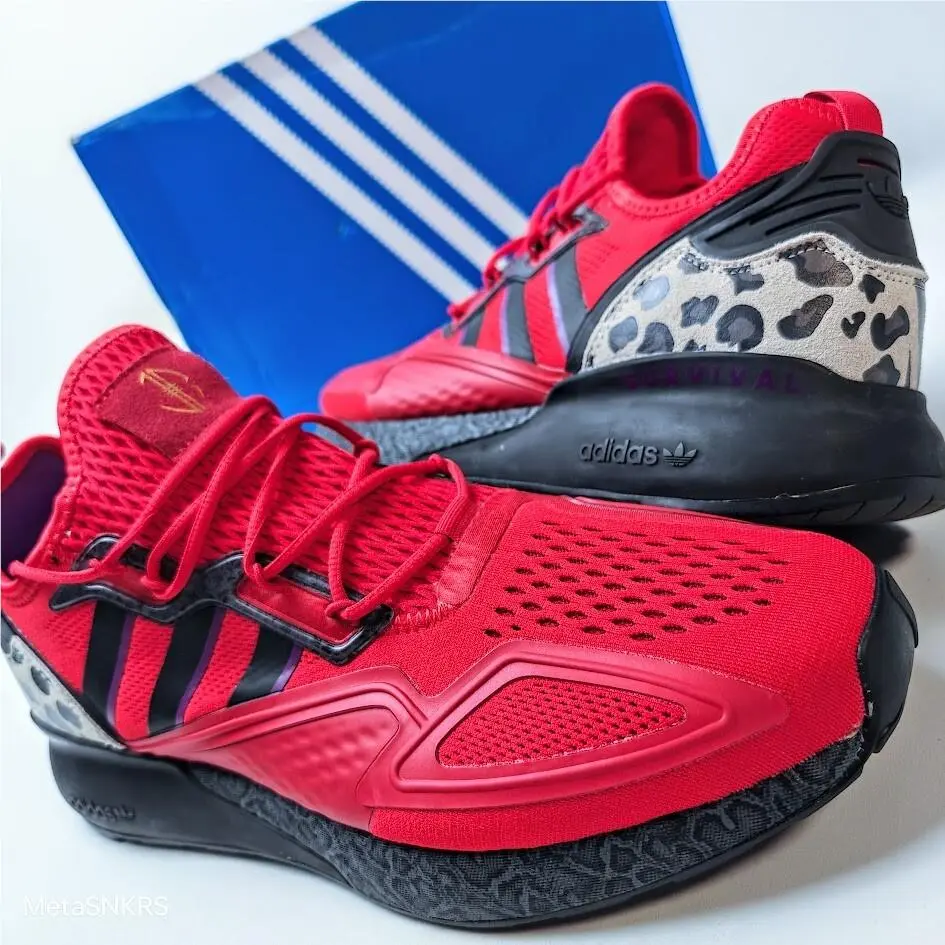 Adidas shoes - adidas ZX - FZ5414 - Scarlet RED/ Core Black / Gold Metallic 1