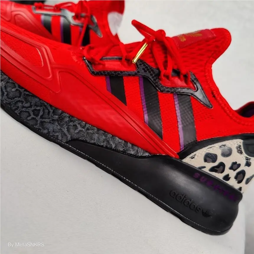 Adidas shoes - adidas ZX - FZ5414 - Scarlet RED/ Core Black / Gold Metallic 6