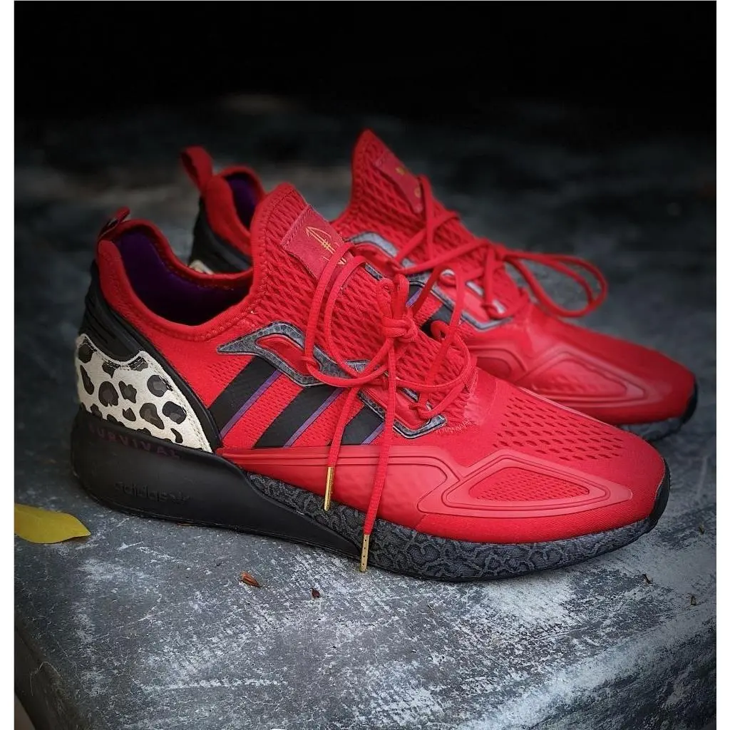 Adidas shoes - adidas ZX - FZ5414 - Scarlet RED/ Core Black / Gold Metallic 7