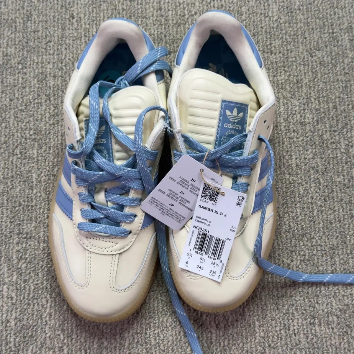 Adidas shoes - Samba XLG J - Samba XLG - Ivory 8