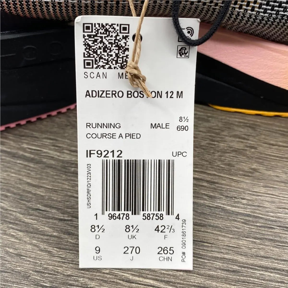 Adidas shoes - adidas Adizero Boston 12 M - Black 3