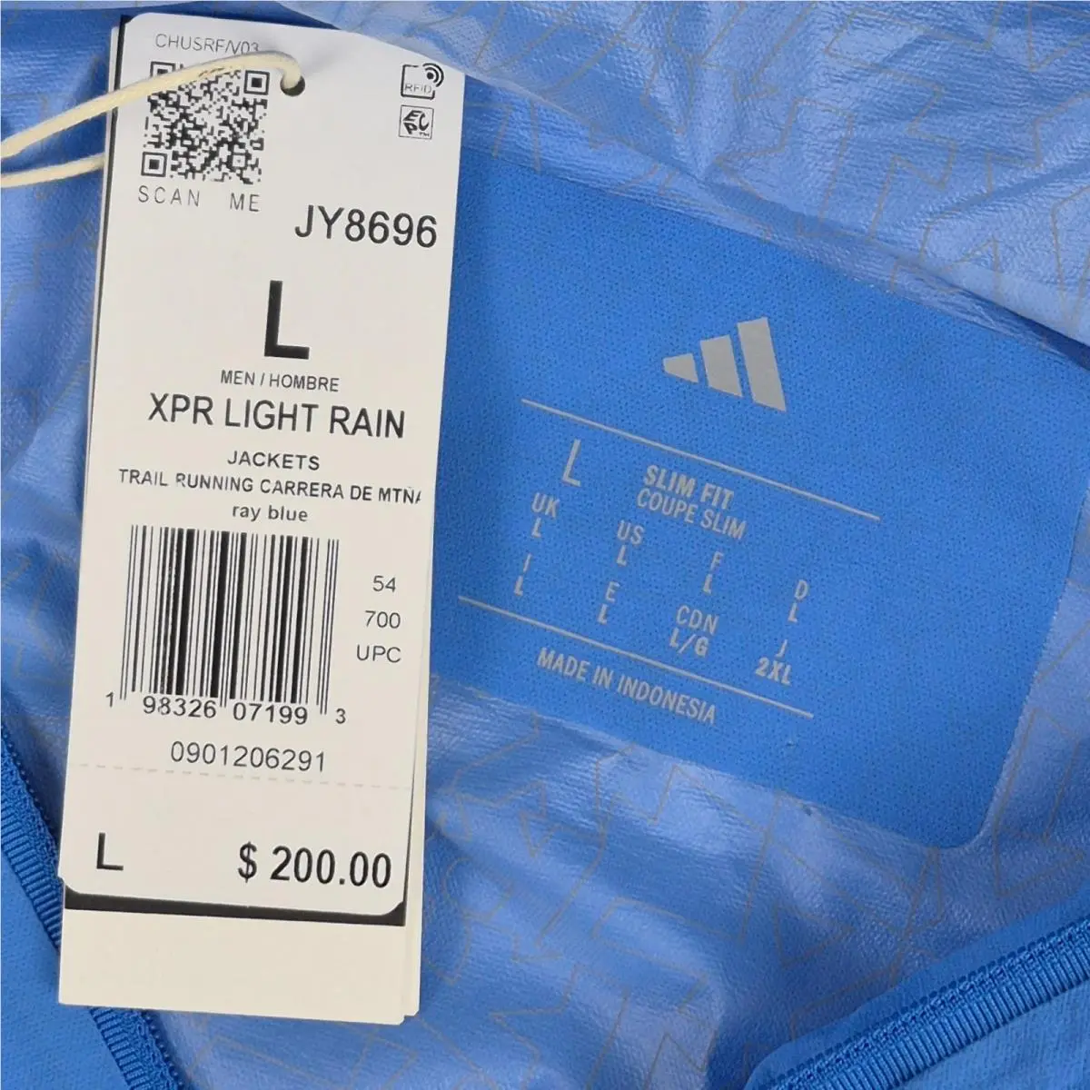 Adidas clothing - TERREX XPERIOR 2.5 - TERREX XPERIOR - JY8696 - RAY BLUE (UPC: 198326071993) 1