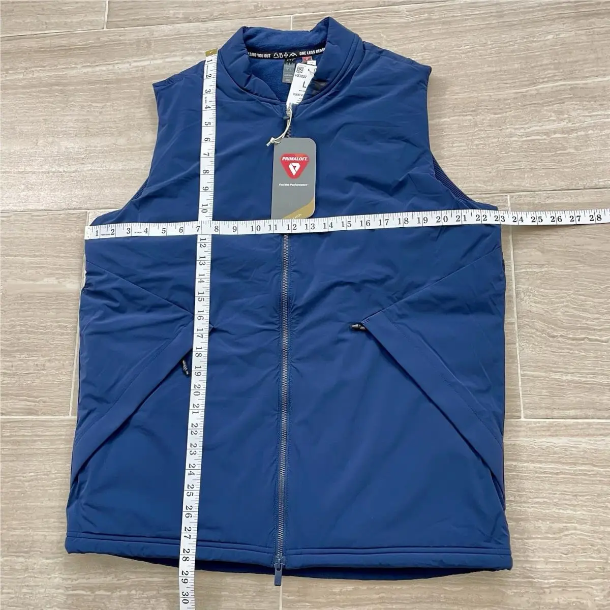 Adidas clothing - adidas Ultimate 365 Tour FrostGuard Golf Vest - HZ3222 - Blue 11