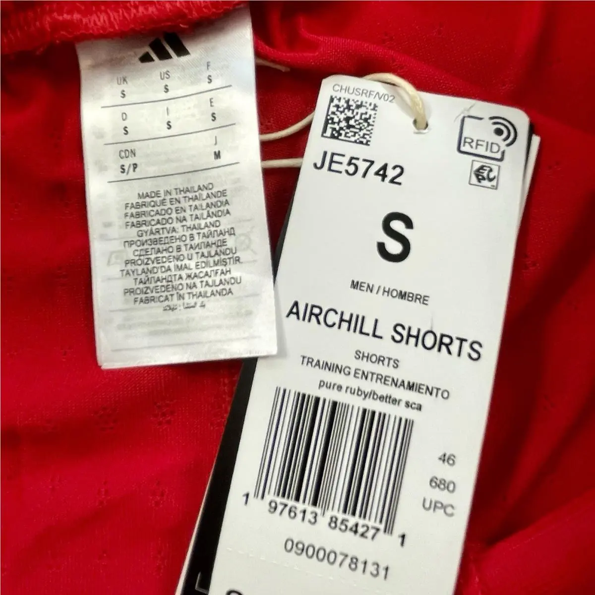 Adidas clothing - adidas AirChill Climacool 5” Training Shorts - JE5742 - Red 14