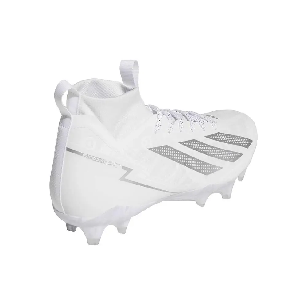 Adidas shoes - adidas Adizero Impact Ii Currency Neutral American Football Cleat - SB1158-JQ1383 - White (UPC: 198321272265) 4