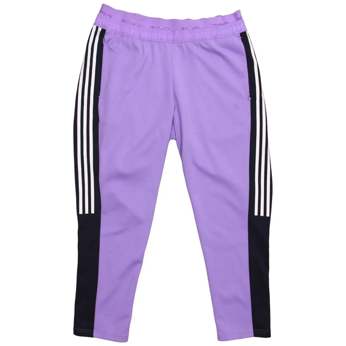 Adidas Womens Sweatpants 1X Violet Fusion Legend Striped Athletic Pants