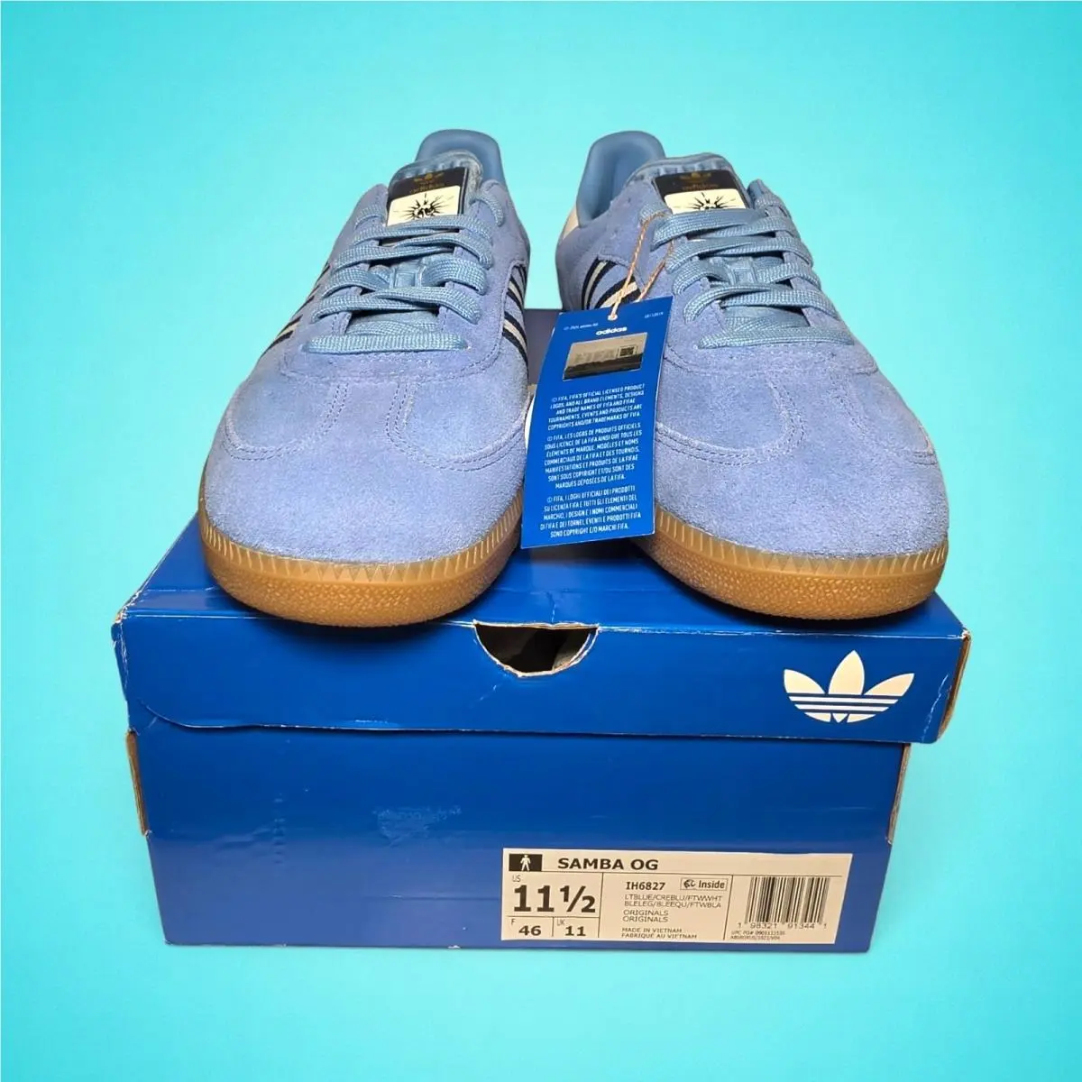 Adidas shoes - adidas Samba FIFA World Cup Argentina - Blue 7