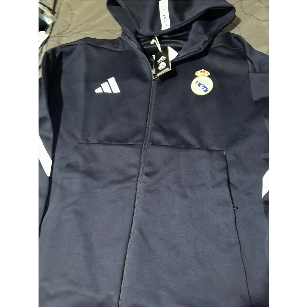 Adidas clothing - DARK BLUE + WHITE 1