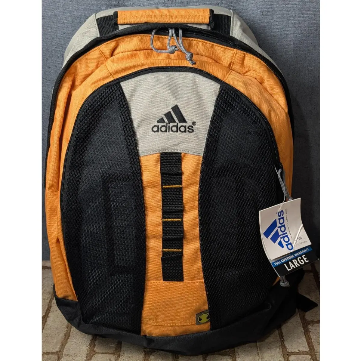 Adidas Large Backpack Organizer School Multi-pocket Travel Bookbag 229053