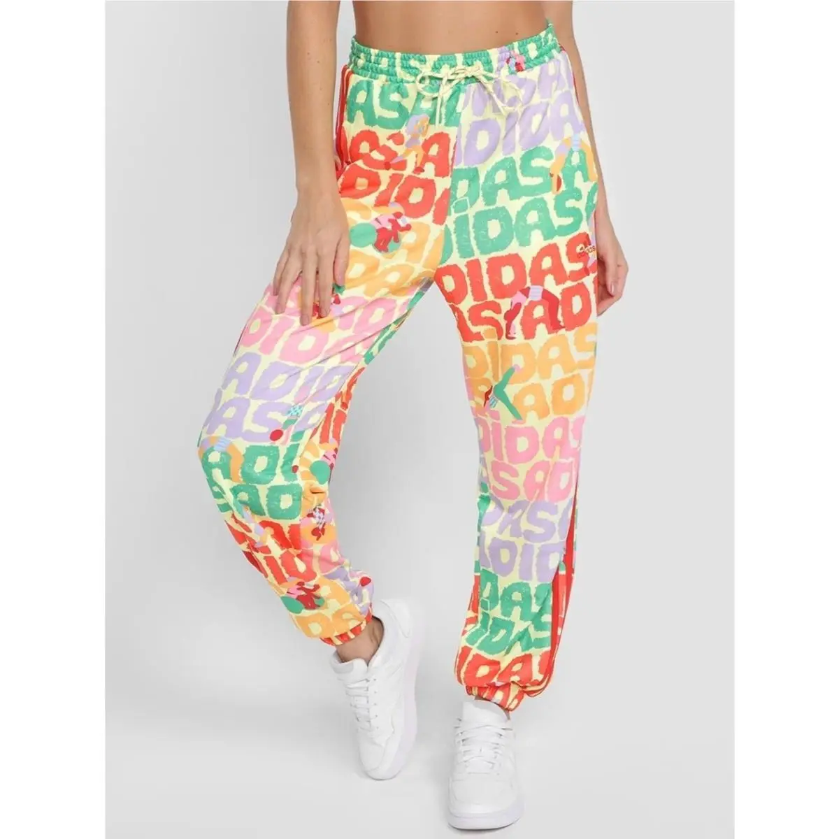 Adidas X Farm Rio Pearl Citrine Womens Med Trackpant Jogger