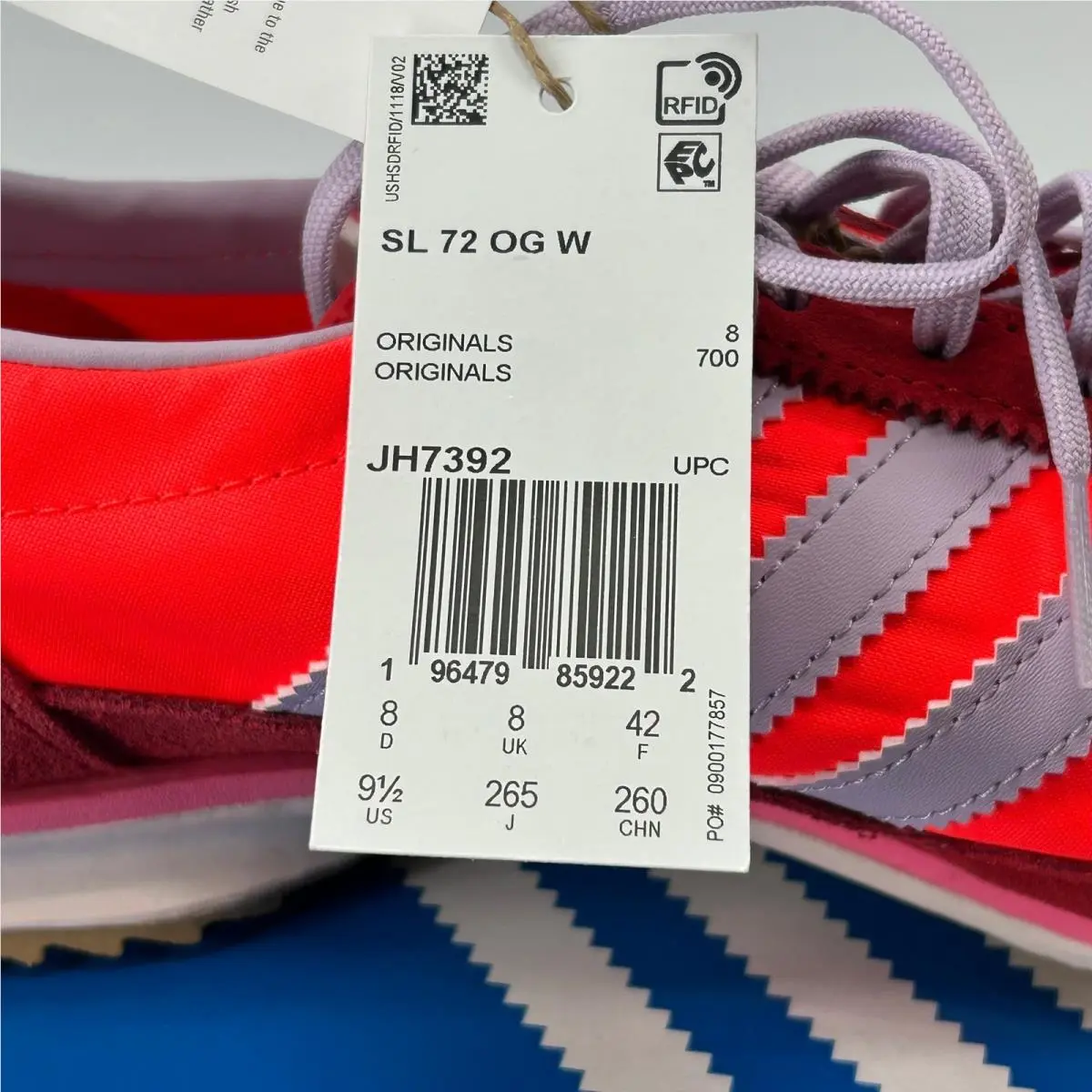 Adidas shoes - SL 72 OG W - Red 2