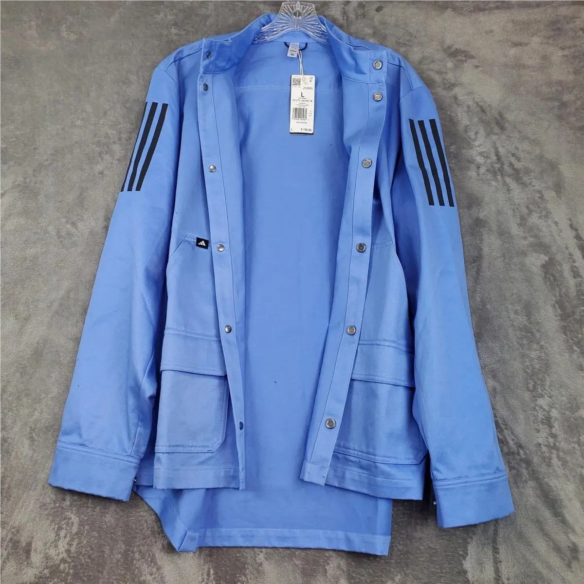 Adidas clothing - Adidas Trackstand Utility Cycling Jacket - JY2955 - Blue 1