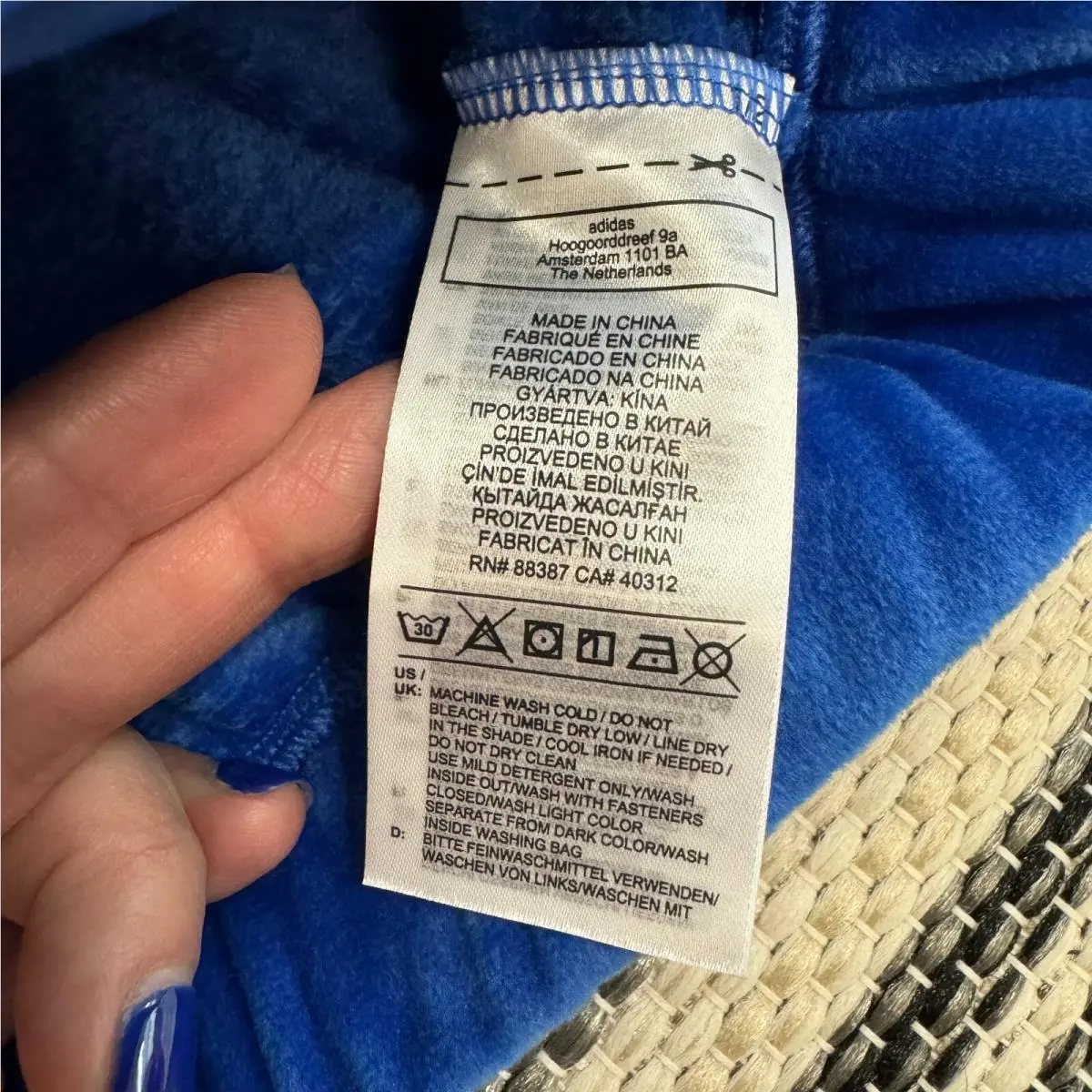 Adidas clothing - Blue 6