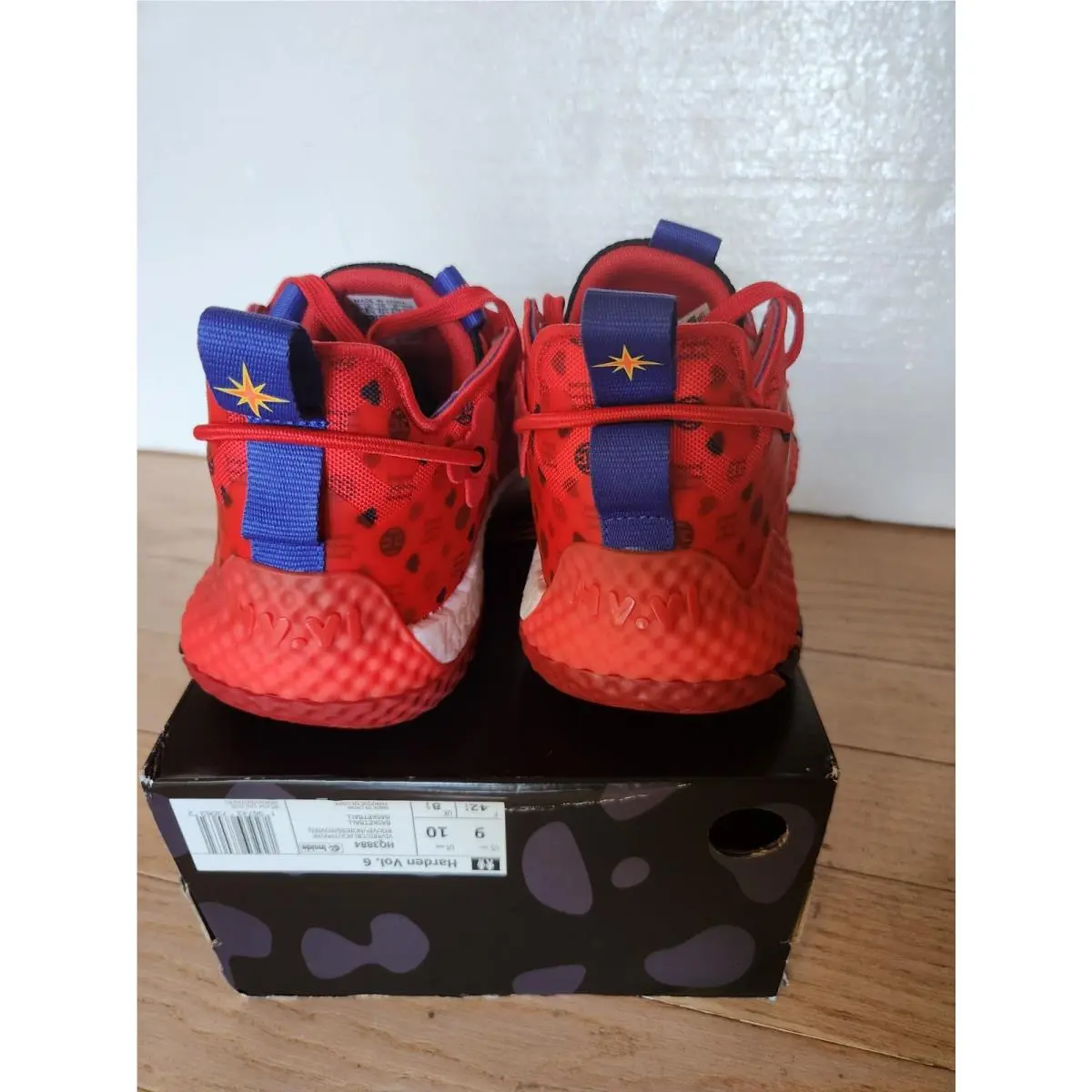Adidas shoes - adidas Harden Vol. 6 - Harden - HQ3884 - Red (UPC: 195743730632) 8