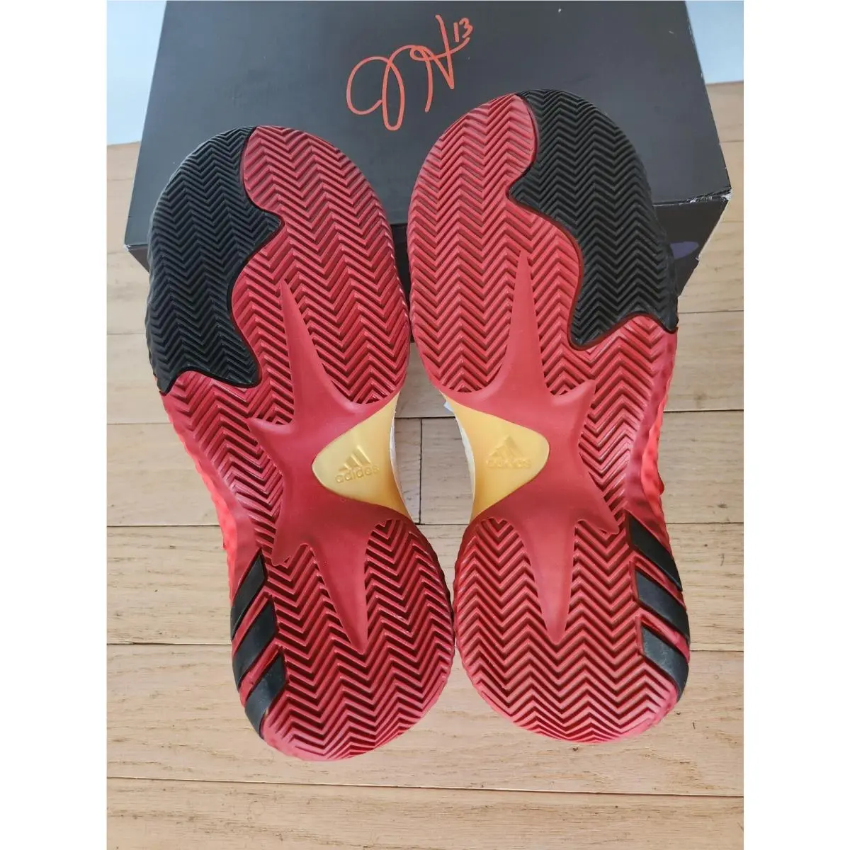 Adidas shoes - adidas Harden Vol. 6 - Harden - HQ3884 - Red (UPC: 195743730632) 9