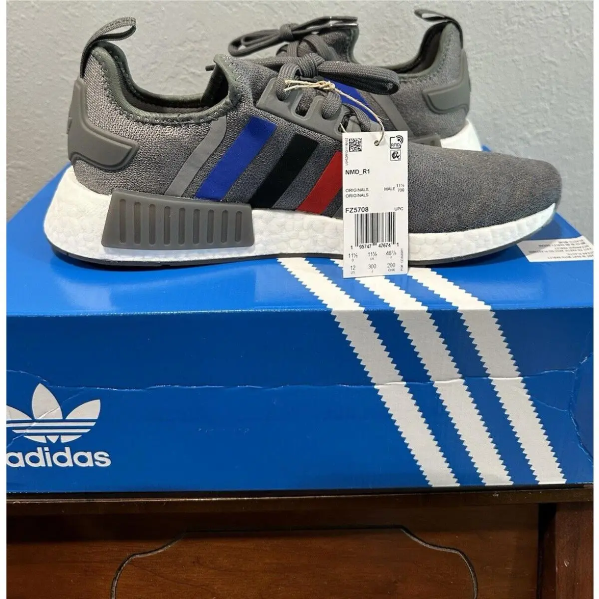 Adidas shoes - Adidas NMD R1 - NMD - Adidas Mens Sneakers - Gray 9