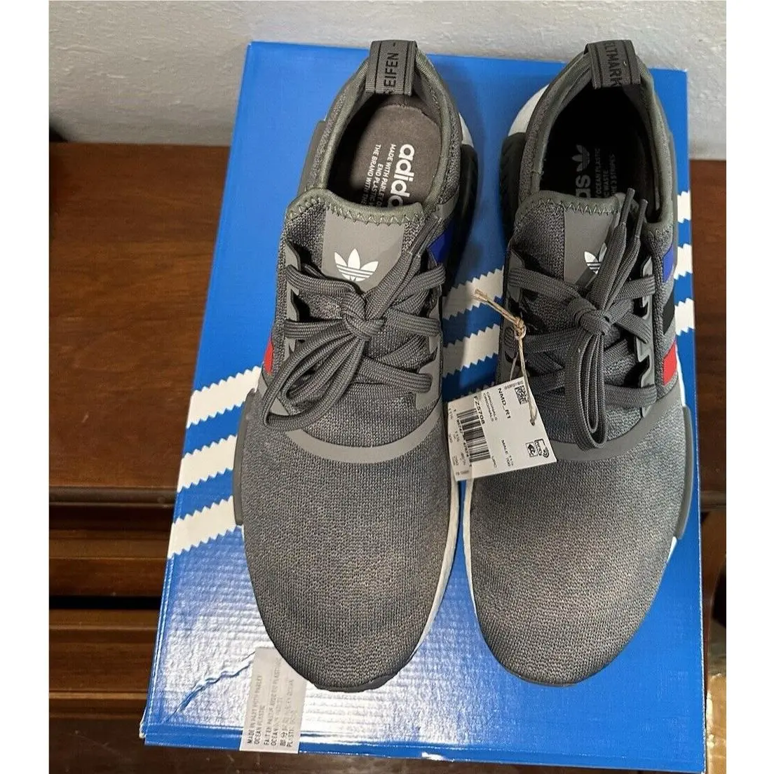 Adidas shoes - Adidas NMD R1 - NMD - Adidas Mens Sneakers - Gray 5