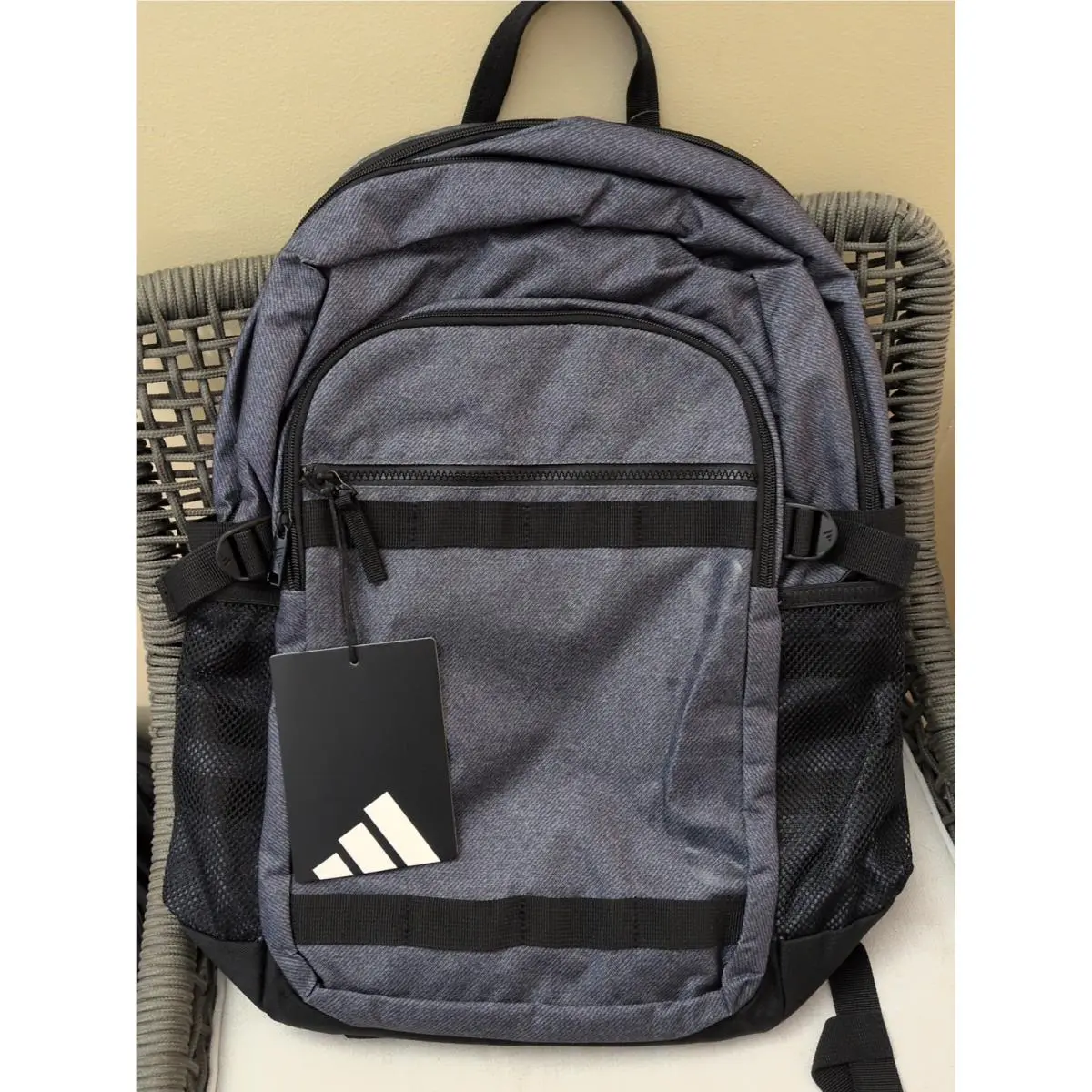 Adidas Core Advantage 4 Backpack 1770 CU Twill Onyx Gray/black