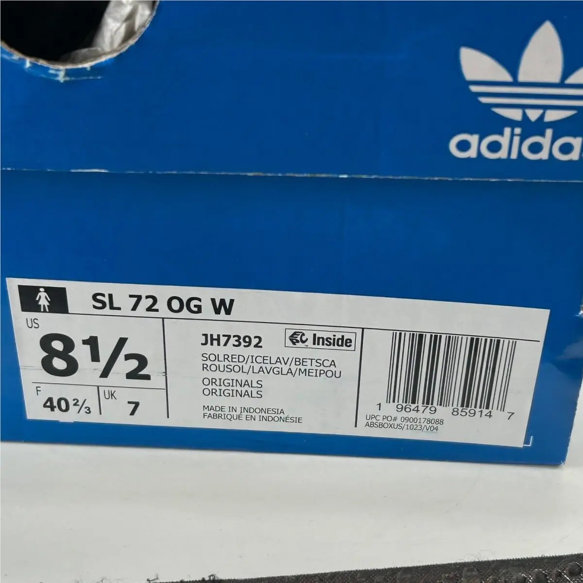 Adidas shoes - adidas SL 72 OG W - Red 3